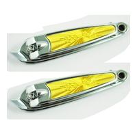 Qussedser 2 x Cortaunas Cortador Diseno de Boca Oblicua