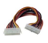 Qussedser 29.5cm Ordenador PSU ATX 24 Pin Macho a Hembra Cable de Extension de Energia