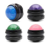 Qussedser 4 Piezas Bola de Masaje Herramienta de Terapia de Masajeador Corporal Pie Espalda Cintura Cadera Masaje de Mano Herramientas para el Cuidado de