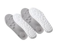 Qussedser 5 Pares de Plantillas de Espuma con Memoria 4D, Inserciones para Zapatos de Espuma con Memoria para Deportes en Forma de U, Comodidad de Temperatura Constante 4D, Tamaño 42