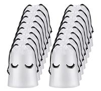 Qussedser 50 Piezas Bolsas de Cuidado Posterior de PestañAs Bolsas de Maquillaje de PláStico de Maquillaje CosméTico Viaje con CordóN,S