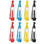 Qussedser 8 Piezas Summer Mister Sprays Botella Set Bomba Mister Dispositivo de Enfriamiento Personal de Plástico Vacías Sprays Agua Recargable