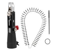 Qussedser Adaptador de Pistola de Clavos de Cadena AutomáTica, Taladro EléCtrico, Equipo de Apriete de Tornillos Instalado en un Taladro EléCtrico con Destornillador