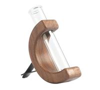 Qussedser Clip Ventilación para Florero Automóvil,Propagación Ventilación Automóvil,Clip Ventilación para Florero Mini Automóvil,Tubo Vidrio con Soporte Clip para Florero de Automóvil,A