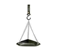 Qussedser Comedero para Pájaros Bandeja para Comedero para Pájaros Bandeja Colgante para Agua para Pájaros para Jardín Comedero para Pájaros Colgante para Patio Al Aire Libre Verde