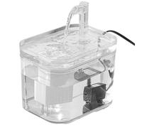 Qussedser Dispensador de Agua Potable con Flujo de Circulación Automático, Fuente de Agua Grande para Mascotas de 1 L, Agua Potable para Perros y Gatitos