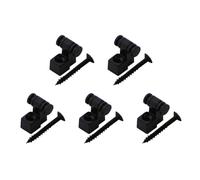 Qussedser Guitarra Eléctrica con Rodamiento de Bolas, Hebilla para Cuerdas, Retenedor de Árbol Rodante para Guitarra, Rodillo de Bloqueo de Cuerdas, Guía de Cuerdas, Color Negro