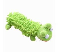 Qussedser Juguetes de Peluche para Perros Que Hacen Sonidos, Juguete para Masticar Dientes, Rechinar los Dientes, Chirriar, Fregonas Interactivas, Pelusa, Juguete para Cachorros, E