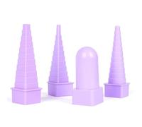 Qussedser Kit de Bobinado de Alambre, Mandril para Fabricación de Joyas, Herramienta de Formación para Doblado de Alambre, Mandril Redondo, Triángulo, Cuadrado