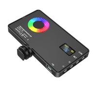 Qussedser Luz de Relleno de VíDeo LED RGB Luz de VíDeo Recargable con BateríA de 4000 Mah Utilizada para FotografíA y VíDeo Relleno en