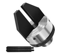 Qussedser Mandril para Torno de Madera con Perforación de Pluma de 2 Mordazas y 2 Pulgadas con Rosca Directa de 1 Pulgada X 8 TPI, Mandril para Torno de Perforación de Pluma Dedicado