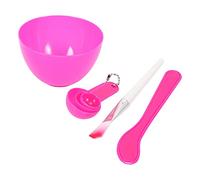 Qussedser mascarilla DIY Tazon cucharas Brush Set Pink Electrodomesticos
