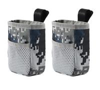 Qussedser Mascota Perro Adiestramiento Snacks Cebo Bolsa para Mascotas Bolsa de Entrenamiento de Obediencia Bolsa de Comida Merienda Recompensa Bolsa W-Aist Gris