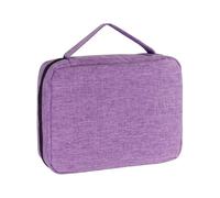 Qussedser Organizador de 20 Correas de Reloj DurableSoporte para Correas de Reloj Estuche de Transporte para la Mayoría de los Tamaños de Correas de Reloj Púrpura