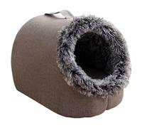 Qussedser para Mascotas una Prueba de ArañAzos, Cama Cerrada de Felpa para Mascotas, para Gatitos, Cueva para Mascotas Suave y CáLida, Sofá para Dormir Profundo A