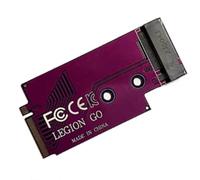 Qussedser Placa de Transferencia Modificada para Adaptador de Tarjeta de Memoria SSD Legion Go para Accesorio de Tarjeta de Disco Duro NVME M.2 2242 una 2280(D)