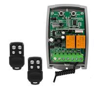 Qussedser Receptor de Control Remoto para Puerta de Garaje Tuya WIFI, 433 MHz, 2 Canales, 12-24 V, Compatible con Aplicación de Control por Voz RF