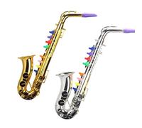 Qussedser SaxofóN Instrumento Musical Para NiñOs Instrumento Musical De SimulacióN Para NiñOs SaxofóN De Ocho Tonos MúSica