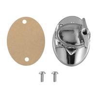 Qussedser Soporte de Montaje para, Soporte Cromado para Patas de Tambor de Suelo para Accesorios de Instrumentos de Percusión