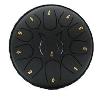 Qussedser Tambor de lluvia de 11 tonos de 11 tonos para exteriores, resistente al agua, con música, tambor de lluvia para adultos, tambor de mano para adultos, E