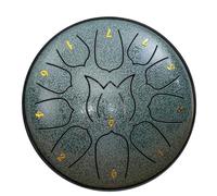 Qussedser Tambor de lluvia de 11 tonos de 11 tonos para exteriores, resistente al agua, con música, tambor de lluvia para adultos, tambor de mano para adultos, B