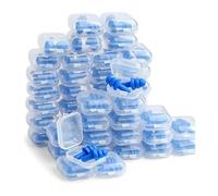 Qussedser Tapones para los Oídos de Silicona Suave Tapones para los Oídos Impermeables para Nadar Reutilizables Tapones para los Oídos para Dormir con Reducción de Ruido Protector Auditivo