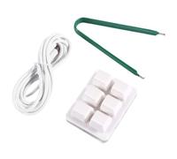 Qussedser Teclado de Acceso Directo Personalizable de 6 Teclas Mini Teclado Copiar y Pegar Completo Teclado de Contraseña de 1 Toque