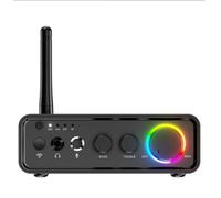 Qussedser Transmisor Receptor de Audio Bluetooth 5.3 para TV Estéreo Doméstica, Adaptador de Audio Inalámbrico Bluetooth de Baja Latencia de Alta Fidelidad