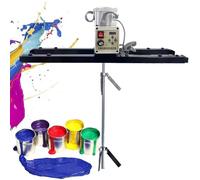 QUSYZD Agitador neumático IBC, Mezclador de Pintura neumático, máquina mezcladora de Tanque eléctrica de 2100 W, Rango telescópico de 75-120 cm, hélice Plegable, para agitador de d,A