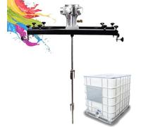 QUSYZD Agitador neumático IBC, Mezclador neumático, máquina para Mezclar Pintura, con Soporte retráctil, para Mezclar Pintura, Especias, A,A