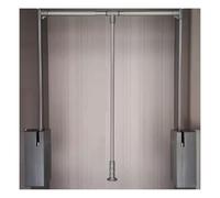 QUSYZD Barra abatible para Armario, Perchero elevable con Doble amortiguación y Retorno Suave, Ahorra Espacio con Percha de Aluminio, para guardarropa, Armario, guardarropa, marró,Grey-560