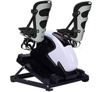 QUSYZD Bicicleta de Ejercicio eléctrica para Miembros Superiores e Inferiores, para Manos y piernas, para Personas Mayores, con Pedales Ajustables en Resistencia, Color D,D