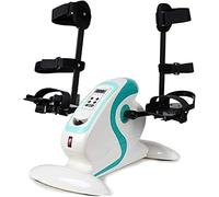QUSYZD Bicicleta de Ejercicio motorizada para Personas Mayores, ejercitador de Pedales eléctrico con Soporte Protector de piernas.,