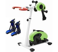 QUSYZD Bicicleta eléctrica portátil de Ejercicio con Pedales, Plegable, para el hogar, para Personas Mayores, para Miembros Superiores e Inferiores, y Equipo de rehabilitación para sobrev,C