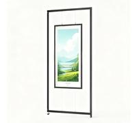 QUSYZD Caballete portátil para Artistas, Soporte Ajustable para exposiciones, fácil de Plegar, Color Negro, Ideal para Bodas y ferias de Arte. Caballete Ligero para Carteles,80 * 180cm/31.5 * 70.8in