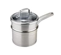 QUSYZD Cacerola de Leche con Chocolate Cacerola de Acero Inoxidable Olla para derretir Mantequilla y azúcar Cacerola, Olla Tradicional Cacerola de Acero Inoxidable Cacerola para Salsa,