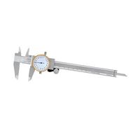 QUSYZD Calibrador Vernier de Acero Inoxidable a Prueba de Golpes con Esfera de 300 mm y precisión de 0,02 mm, Herramienta de medición micrométrica.,