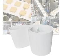 QUSYZD Cinta transportadora de tambor, material de PVC blanco, rollo de lámina de caucho de repuesto para línea de producción de fábrica de embalajes, blanco - 14 x 0,White-14x0.6m/46x2.0FT