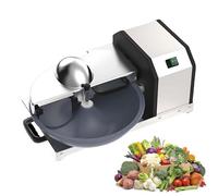 QUSYZD Cortador de Verduras eléctrico - Picadora de Carne y licuadora multifunción de 250 W, Capacidad de 5 L, 30 RPM para Zanahorias, pimientos, Lechuga,