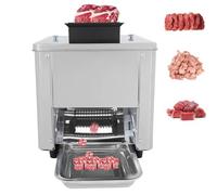 QUSYZD Cortadora de Carne eléctrica automática, 850 W, 150 kg/h para Cortar Carne Deshuesada, Ternera, Pollo y Pescado. Ideal para el hogar, restaurantes y supermercados.,2.5mm
