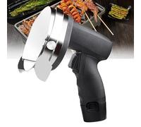 QUSYZD Cortadora eléctrica de Kebab - Máquina cortadora de shawarma portátil, Motor de Cobre Puro de 80 W, Salida de 60 kg/h, Grosor de Corte Ajustable de 0 a 8 mm para re,