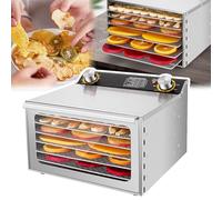 QUSYZD Deshidratador y liofilizador Compacto para Alimentos, Ideal para Preparar bocadillos saludables, Verduras, Carne y golosinas para Mascotas. Máquina de deshidrataci,6layers