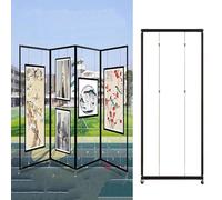 QUSYZD Estante de exhibición Plegable y móvil, Soporte de exhibición de Arte portátil e Independiente de Aluminio de 60x150cm Bodas, exposiciones, Carteles y,3pcs-100x250cm/39.4x98.4in