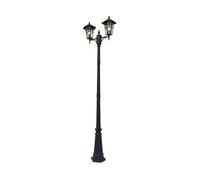 QUSYZD Farolas solares para Exteriores, farolas de Exterior Impermeables de Poste Alto, farolas de Calle Estilo Retro Europeo, Pilar de Aluminio antioxidante para paisajes, alt,Height 200cm