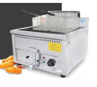 QUSYZD Freidora de sobremesa con Control de Temperatura, de Acero Inoxidable 304, freidora Comercial Robusta.,