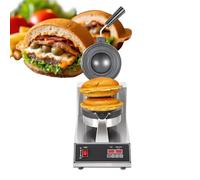 QUSYZD Gofrera eléctrica - Placas antiadherentes con Pantalla Digital para Uso en panaderías y restaurantes, gofrera versátil, Prensa para paninis, máquina para Hacer Helados, brioches y,