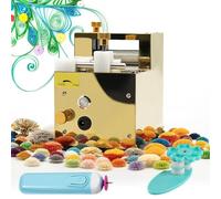 QUSYZD Máquina automática de Corte de borlas para Quilling de Papel, Herramienta eléctrica de Corte de Papel, con Herramientas de Quilling Tipo bolígrafo y Rodillo, Rango de 5 m,