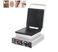 QUSYZD Máquina Comercial para Hacer gofres con Control de Temperatura Ajustable - Ideal para Helados y postres en Tiendas y panaderías, Placa Cuadrada,Square Square Plate