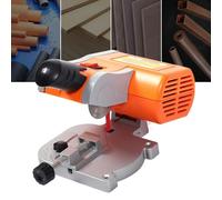 QUSYZD Máquina de Corte eléctrica, Mini máquina de Corte de 90 W, con Protector de Corte, Corte multiángulo de 0-45°, Velocidad de 10000 r/min, para Cortar Metal Blando,