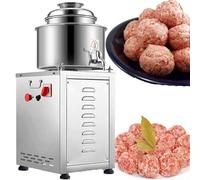 QUSYZD Máquina eléctrica Comercial para batir puré de Carne, máquina batidora de albóndigas de 1500 W, Cuchilla Tridimensional de Cuatro Hojas, picadora de Carne de 220 V,